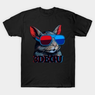 Degu 3D effect pun T-Shirt